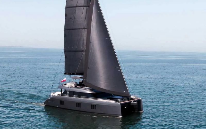 new 2024 built sunreef 60 sailing catamaran operating in sardinia and corsica in the summer of 2026