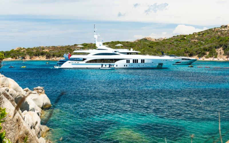 one way yacht charter itinerary of 7 days from corsica to sardinia