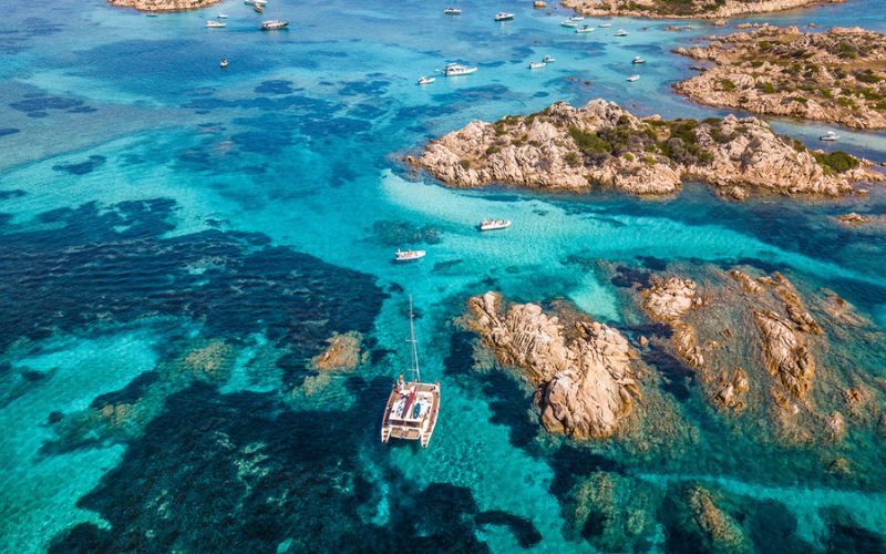 yacht charter itinerary of 7 days from corsica to sardinia